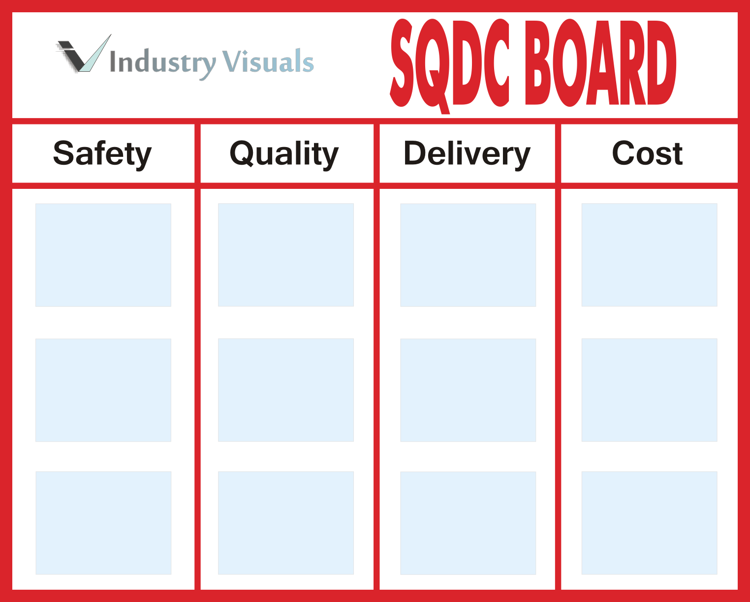 Sqdc board template excel