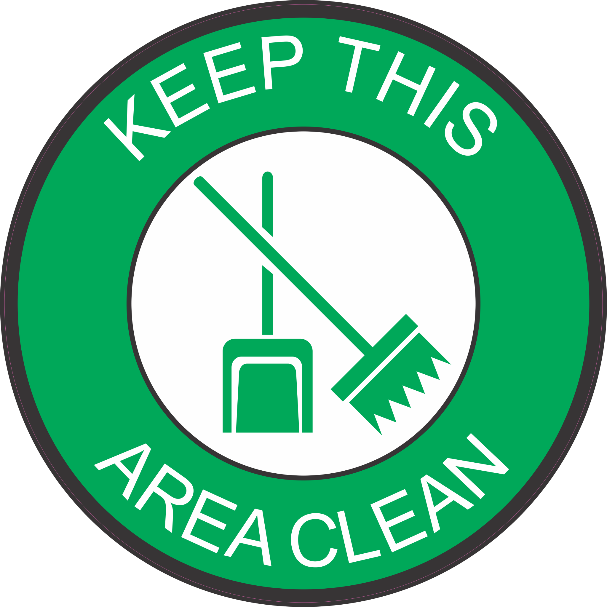 Keep Clean Floor Mark