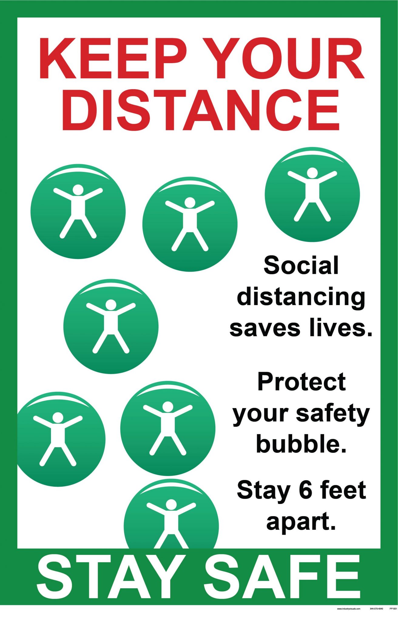 Keep Your Distance Poster – Industry Visuals