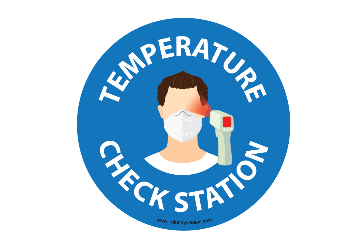 Temperature Check Station Industry Visuals