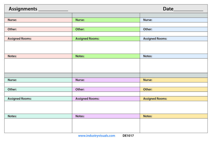 Nursing Station Assignments – Industry Visuals